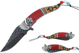 S-TEC Chief Linerlock A/O Red T27026RD by S-TEC