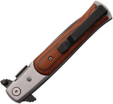S-TEC Stiletto Style Linerlock Brn T27107SL-3 by S-TEC