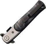 S-TEC Stiletto Style Linerlock Black T27108BK-1 by S-TEC