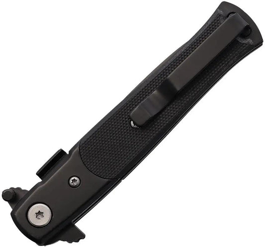 S-TEC Stiletto Style Linerlock Black T27108BK-2 by S-TEC