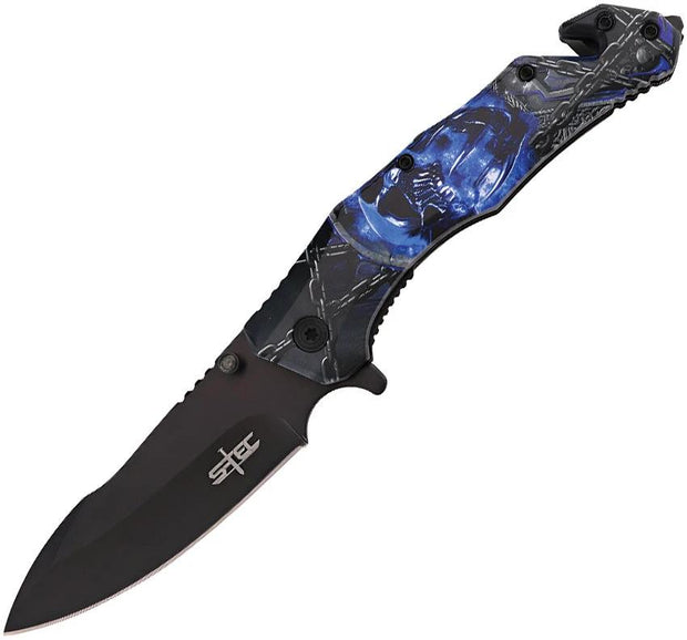 S-TEC Rescue Linerlock A/O Blue T271213-1 by S-TEC