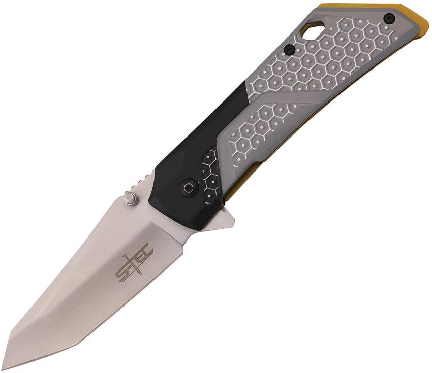 S-TEC Linerlock A/O Blk/Gold T271280BK by S-TEC