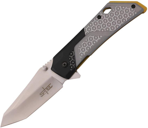 S-TEC Linerlock A/O Blk/Gold T271280BK by S-TEC