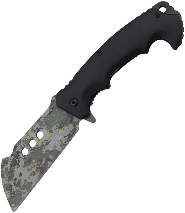 S-TEC Cleaver Linerlock A/O Camo T271283 by S-TEC