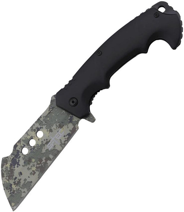 S-TEC Cleaver Linerlock A/O Camo T271283 by S-TEC