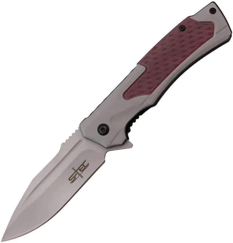 S-TEC Linerlock A/O Gray/Red T271285 by S-TEC