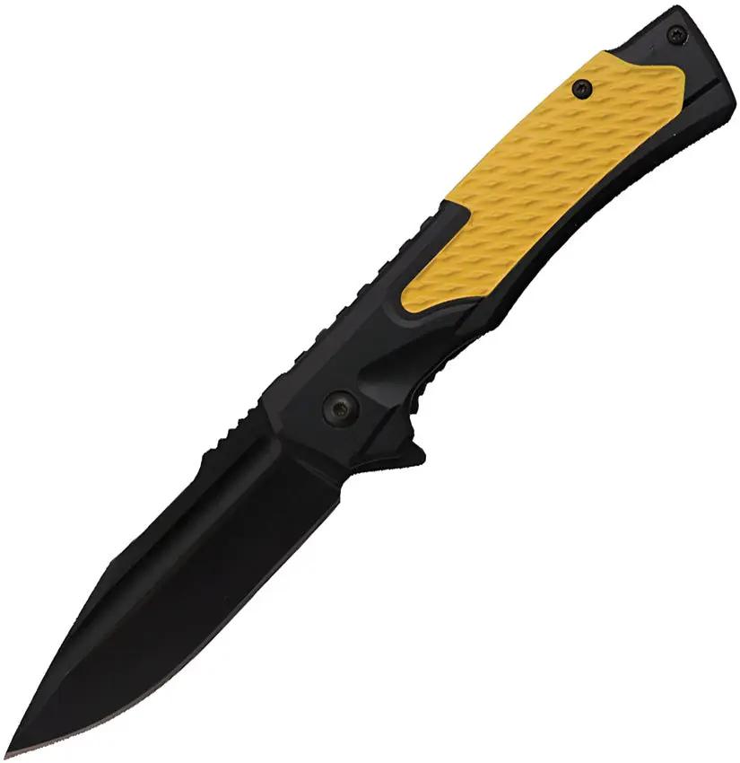 S-TEC Linerlock A/O Blk/Yellow T271285BK by S-TEC
