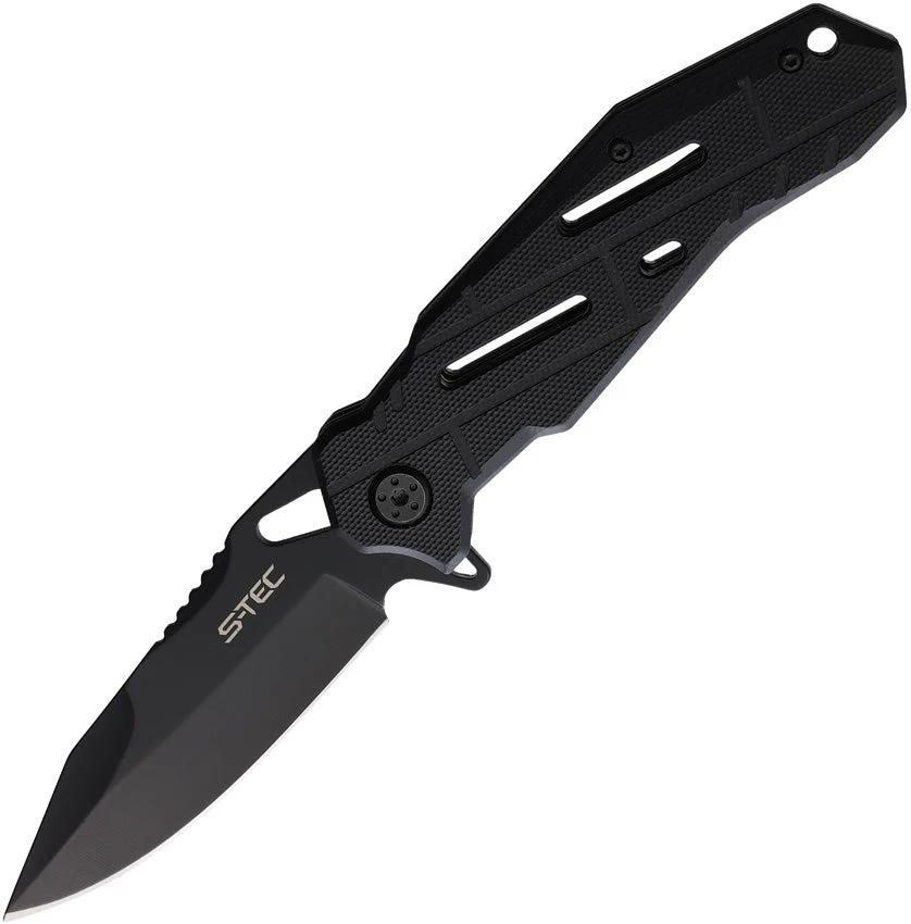 S-TEC Linerlock Black G10 T27162BK by S-TEC