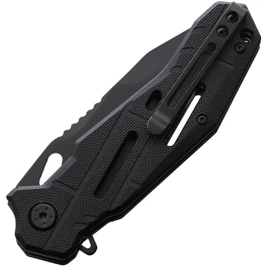 S-TEC Linerlock Knife Black G10 Handle EDC Ready by S-TEC