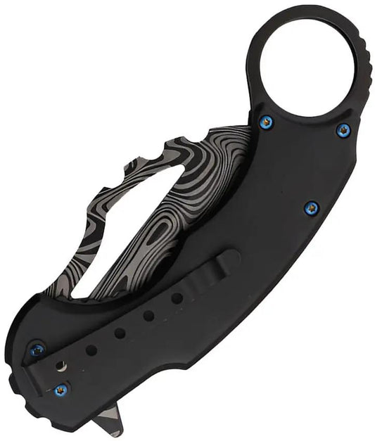 S-TEC Karambit Linerlock A/O Blue T27208BL by S-TEC