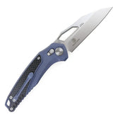 Defcon Recon Axis Lock Knife - Satin Bohler M390 Blade With Blue Anodized Titanium Handle by Defcon