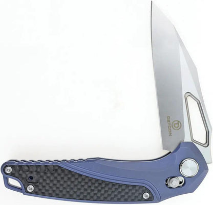 Defcon Recon Axis Lock Knife - Satin Bohler M390 Blade With Blue Anodized Titanium Handle by Defcon