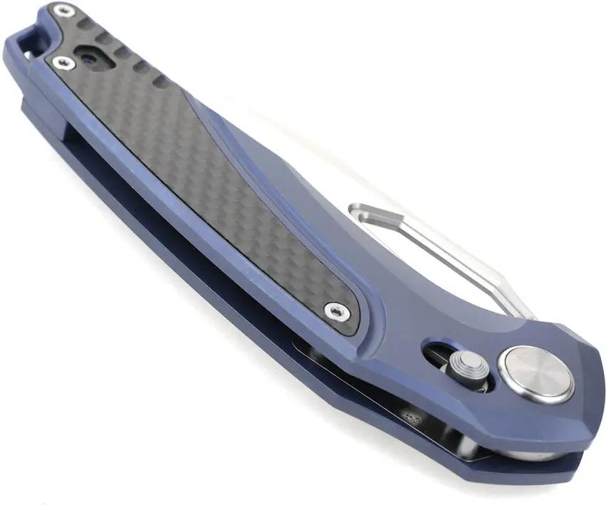 Defcon Recon Axis Lock Knife - Satin Bohler M390 Blade With Blue Anodized Titanium Handle by Defcon