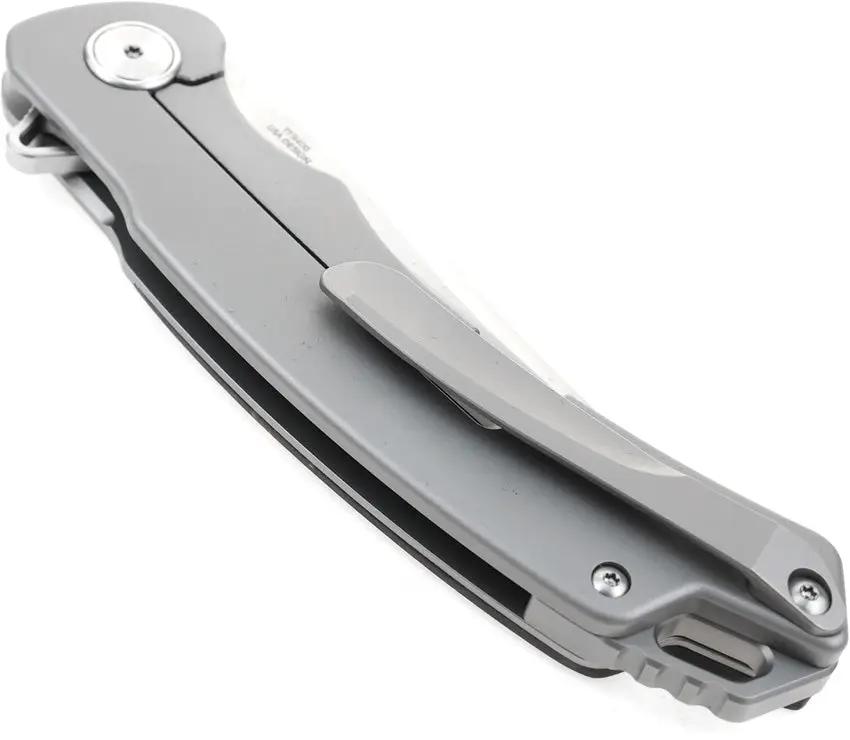 Defcon Condor Framelock Copper Foil TF9400 - Gray Titanium Handle With Copper Foil Carbon Fiber Inlay by Defcon