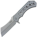 S-TEC Framelock Cleaver TS004SLL Folding Knife With 5 Inch Cleaver Blade For Outdoor Professionals by S-TEC