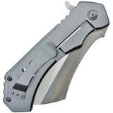 S-TEC Framelock Cleaver TS004SLL Folding Knife With 5 Inch Cleaver Blade For Outdoor Professionals by S-TEC