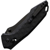 S-TEC Rapid Lock Black G10 TS032 Folding Knife For EDC Enthusiasts Compact Quick Access Durable Low Profile Tool by S-TEC