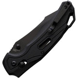 S-TEC Rapid Lock Black G10 Folding Knife TS034 For EDC Enthusiasts With Thumb Stud Pocket Clip Tanto Blade by S-TEC