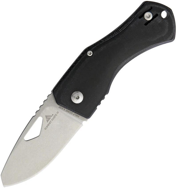 Summit Knife Company Half Dome Framelock Black SUM02 HALF DOME BLACK MICARTA by Summit Knife Company
