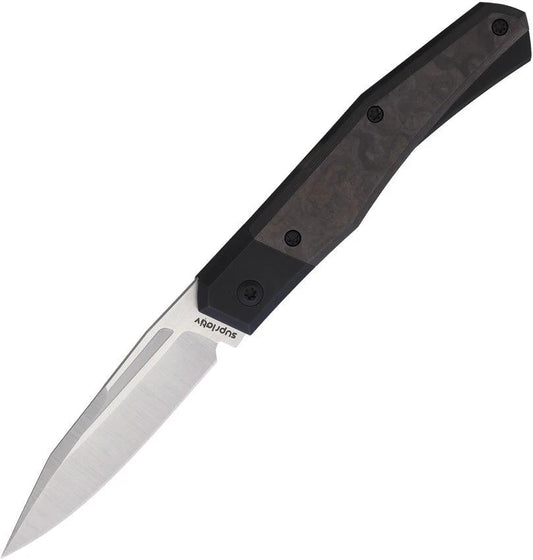 Suprlativ Infidel Slip Joint Camo CF SUP011 BLACK CAMO FAT CARBON by Suprlativ