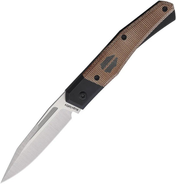 Suprlativ Infidel Slip Joint Brn Mic SUP012 BROWN CANVAS by Suprlativ