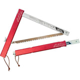 Sven Saw Folding Saw - 15 Inch Swedish Steel Blade With Lightweight Red Aluminum Frame And Protective Sheath by Sven Saw