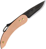 Svord Peasant Micro Copper PKMC Folding Knife For Everyday Carry, Compact Keyring Utility With Carbon Steel Blade by Svord