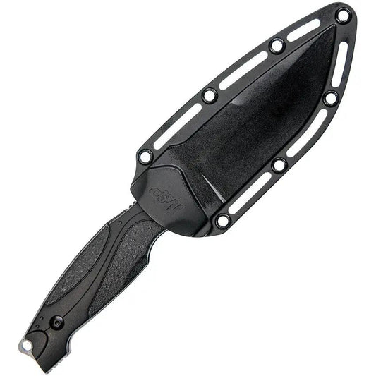 Smith And Wesson Fixed Blade Knife - 9 Inch Partially Serrated Stainless Drop Point Blade For Outdoor Enthusiasts by Smith & Wesson