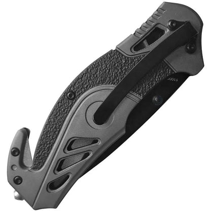 Smith And Wesson Linerlock AO Knife With Glass Breaker And Cord Cutter For EDC - Easy One Hand Deployment by Smith & Wesson