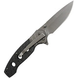 Smith and Wesson Linerlock Knife - EDC Ready Rugged Folding Blade with 3.25 Inch Stainless Steel Gray Titanium Coating by Smith & Wesson