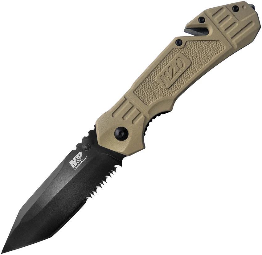 Smith & Wesson M&P Linerlock A/O Tan 1100076 by Smith & Wesson