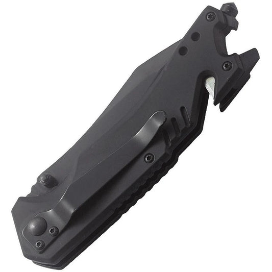 Smith And Wesson MP Linerlock Assisted Opening Knife For EDC With Bottle Opener Glass Breaker Belt Cutter by Smith & Wesson