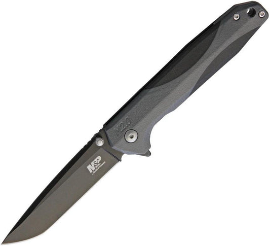 Smith And Wesson M P Linerlock 1100080 Compact Folding Knife With 3.5Inch Tanto Blade For EDC Outdoors by Smith & Wesson