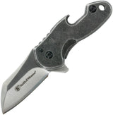 Smith And Wesson Drive Framelock Pocket Knife 2 Inch Closed With Bottle Opener And Keyring For EDC by Smith & Wesson