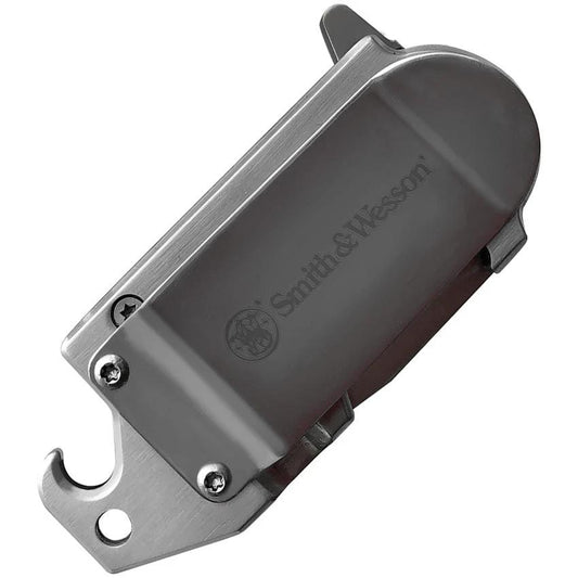 Smith and Wesson Benji Framelock Knife for EDC Fans 2.75in Satin Tanto Blade G10 Handle Bottle Opener by Smith & Wesson