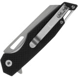 Smith and Wesson Sideburn Linerlock Knife 3in Satin Stainless Blade Black G10 Handle Thumb Pull Pocket Clip EDC by Smith & Wesson