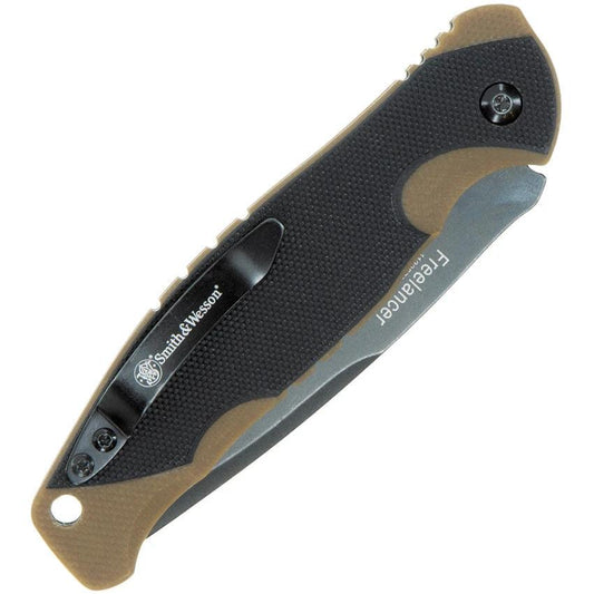 Smith And Wesson Freelancer EDC Button Lock Knife 8Cr13MoV by Smith & Wesson