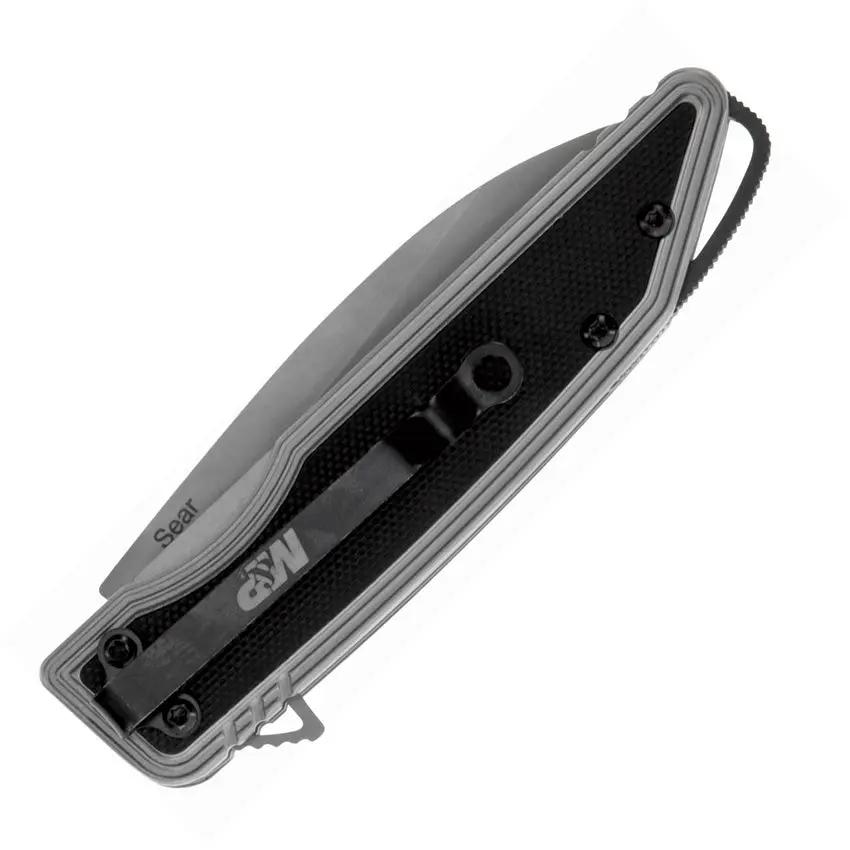 Smith and Wesson MP Sear Linerlock AO Compact Knife - 3 Inch Satin Wharncliffe for Everyday Carry by Smith & Wesson