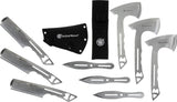 Smith & Wesson Bullseye Ultimate Throwing Set For Outdoor Enthusiasts Versatile Stainless Steel Collection by Smith & Wesson