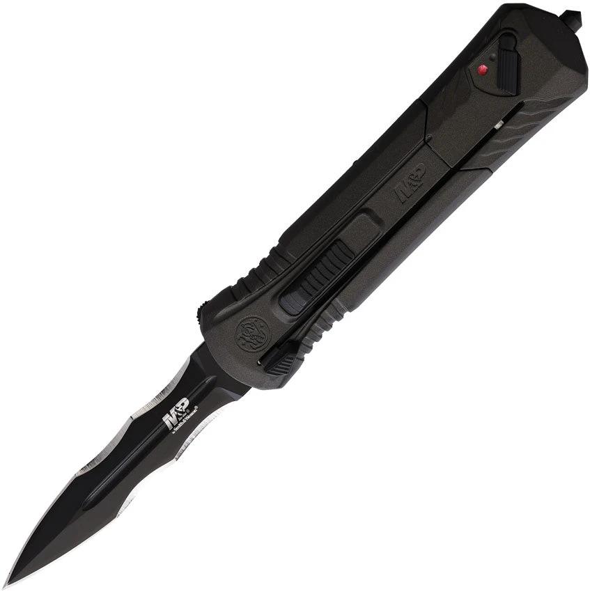 Smith & Wesson Out The Front AO 1160824 Automatic Knife For EDC Enthusiasts With Glass Breaker by Smith & Wesson
