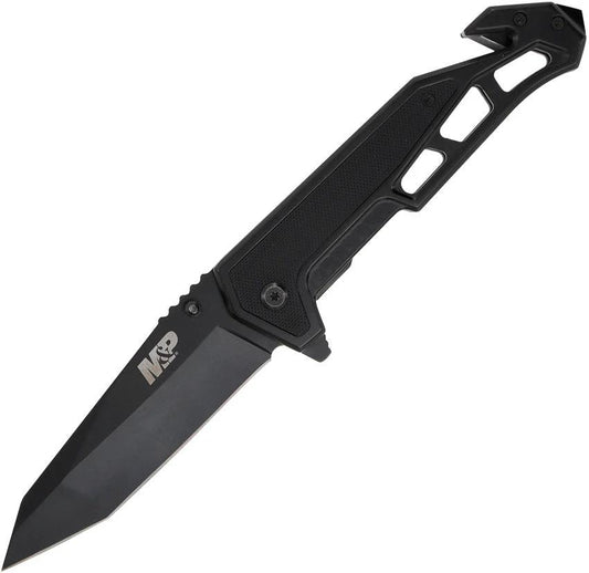Smith And Wesson Border Guard Linerlock Assisted Opening Tactical Knife For EDC Everyday by Smith & Wesson