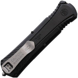 Smith Wesson Out The Front Auto Knife AO 1181878 - Assisted Opening EDC Ready With AUS 8 Blade Glass Breaker by Smith & Wesson