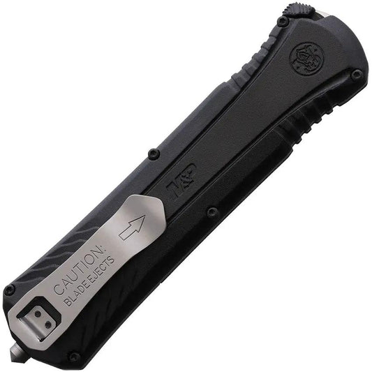 Smith Wesson Out The Front Auto Knife AO 1181878 - Assisted Opening EDC Ready With AUS 8 Blade Glass Breaker by Smith & Wesson
