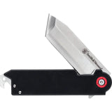 Smith & Wesson Big Benji Framelock Knife - 3.5in Satin Tanto Blade With G10 Handle And Bottle Opener For EDC by Smith & Wesson