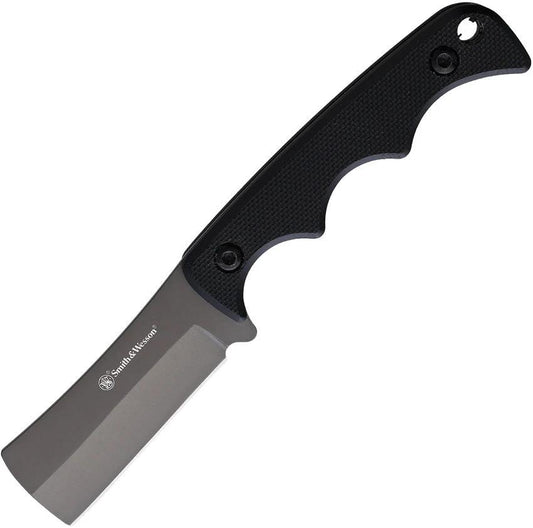 Smith and Wesson H.R.T. Neck Knife Cleaver Compact With G10 Handle For Outdoor And Tactical Enthusiasts by Smith & Wesson