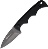 Smith and Wesson HRT Neck Knife Spear with Titanium Coated Blade and G10 Handle Full Tang EDC Ready by Smith & Wesson