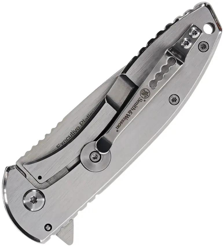 Smith And Wesson Executive Platinum Framelock Knife - Satin 3in Blade For Everyday Carry by Smith & Wesson