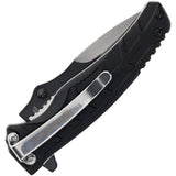 Smith And Wesson Extreme Ops Two Tone Drop Point Folding Knife With Ultra Glide Opening For EDC by Smith & Wesson