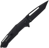 Smith & Wesson Extreme Ops Linerlock Tanto Knife - Durable Stainless Steel Blade For Outdoor Enthusiasts by Smith & Wesson