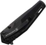 Smith And Wesson SWAT Linerlock Assisted Opening Knife 3 Inch Blade - Black Handle For Everyday Carry by Smith & Wesson